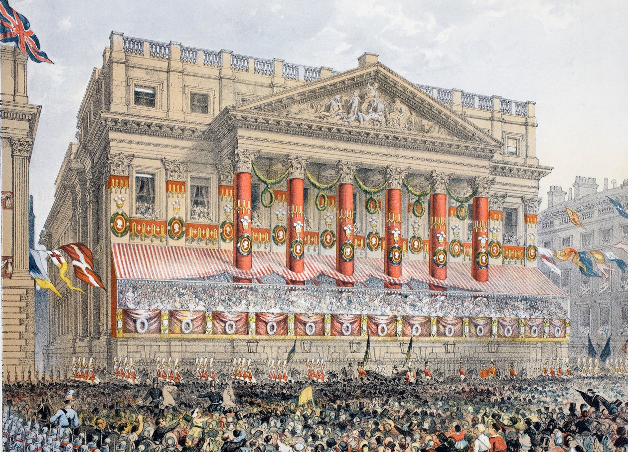 The Mansion House，1863年3月7日，来自Edward VII婚姻纪念馆和丹麦亚历山德拉，酒吧。 1864年 作者 英语学校