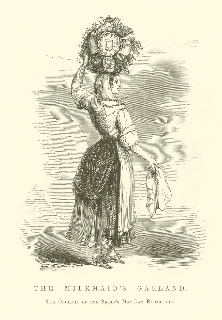 挤奶女工的花环（雕刻） 作者 英语学校