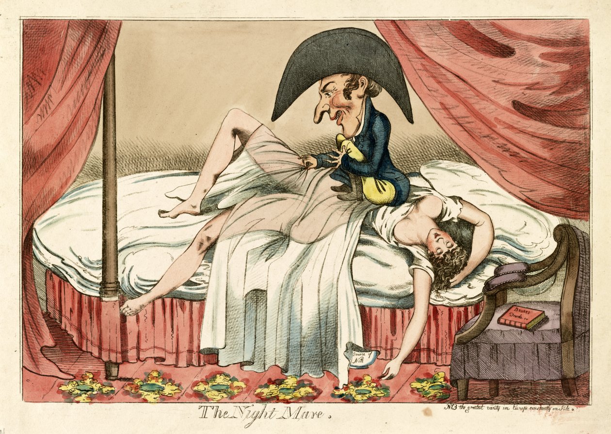 夜魇，酒吧。 1790（手工彩刻） 作者 英语学校