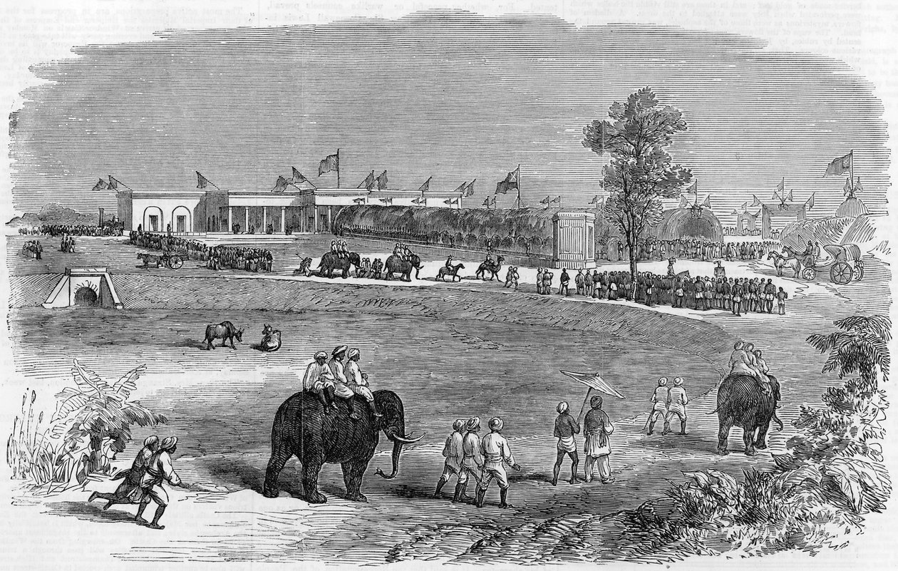 东印度铁路的开通：1855年的Burdwan火车站 作者 英语学校