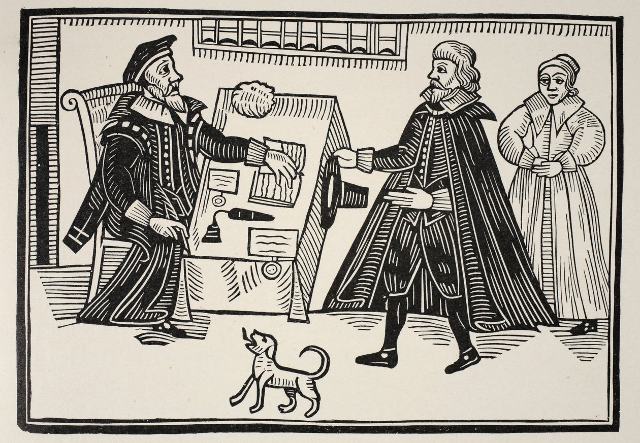 The Proctor and Parator，1641年关于精神法院滥用和侮辱的道路标题页 作者 英语学校