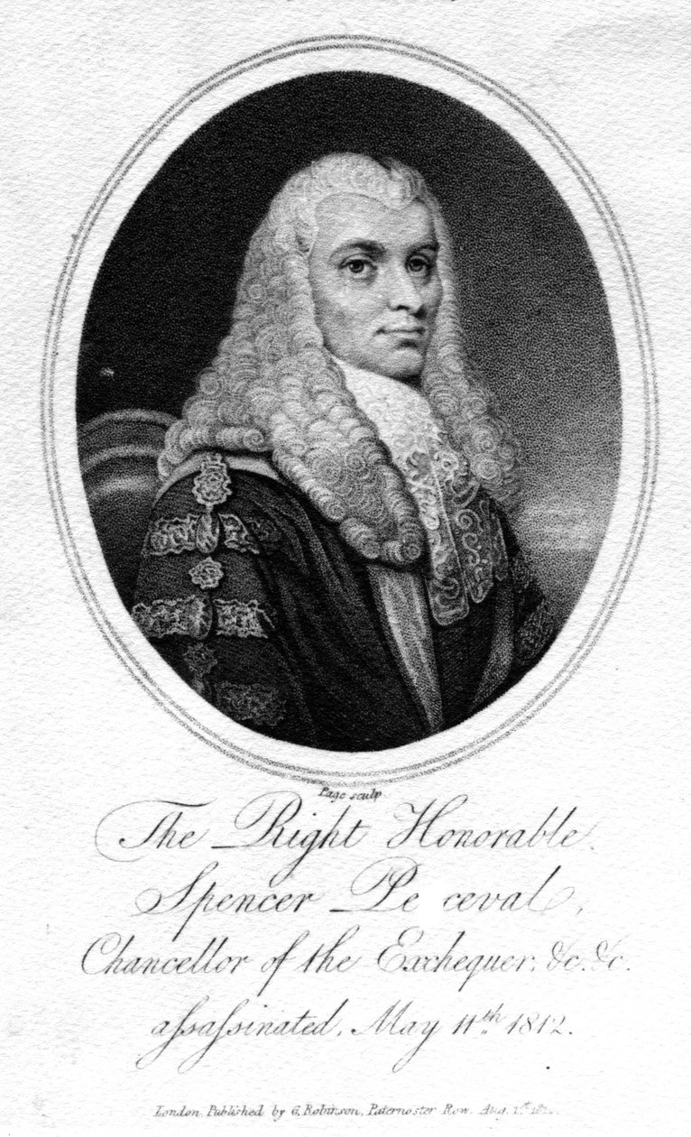 尊敬的Spencer Perceval阁下，1812年 作者 英语学校