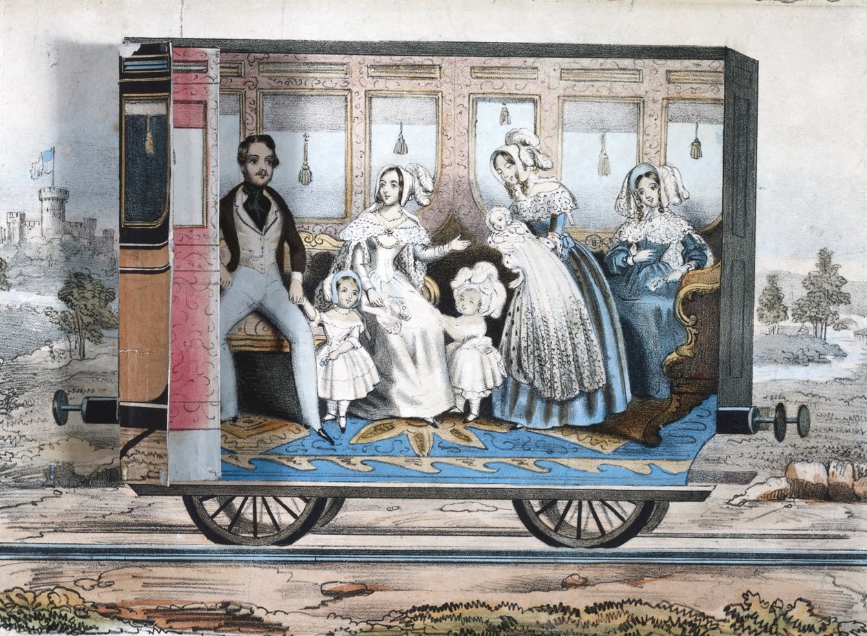 皇家铁路运输，c.1848 作者 英语学校