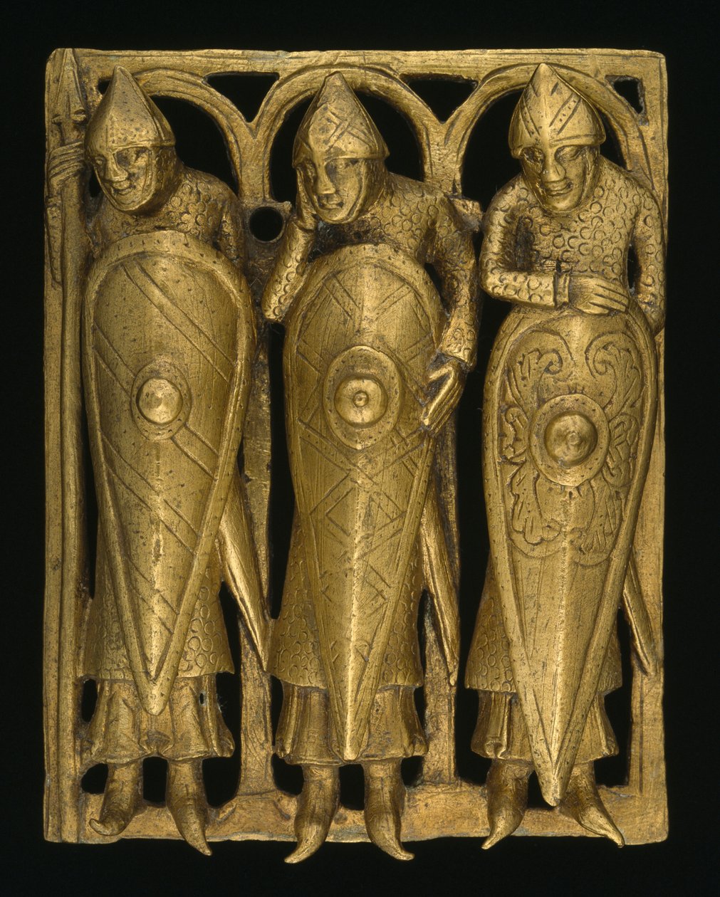 神庙金字塔，c.1140-50（镀金铜合金） 作者 英语学校