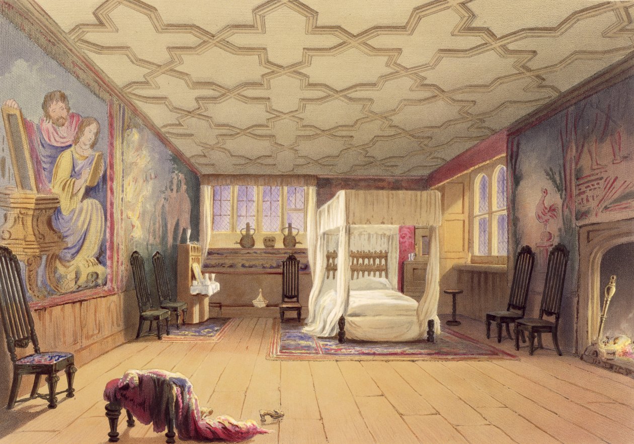 白宫，Cotehele房子，1830-40 作者 英语学校