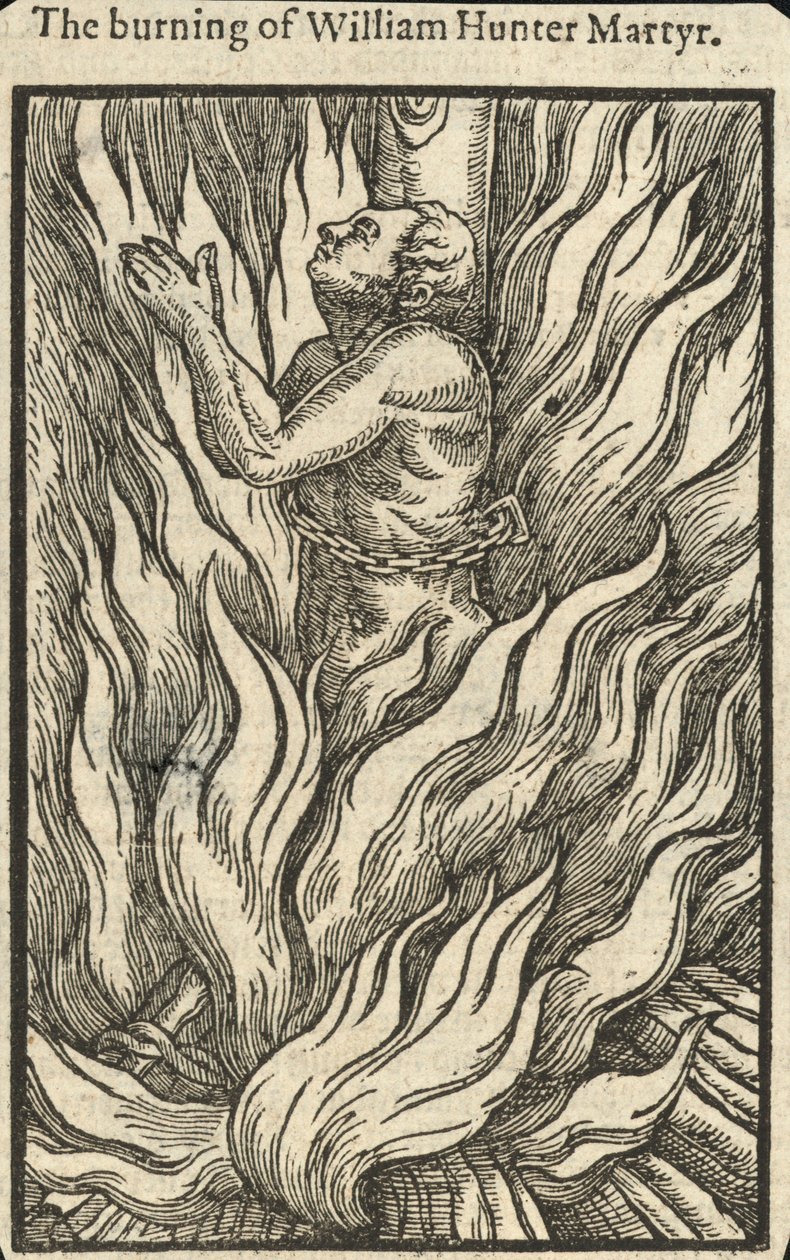 焚烧殉道者威廉-亨特（雕刻） 作者 英语学校