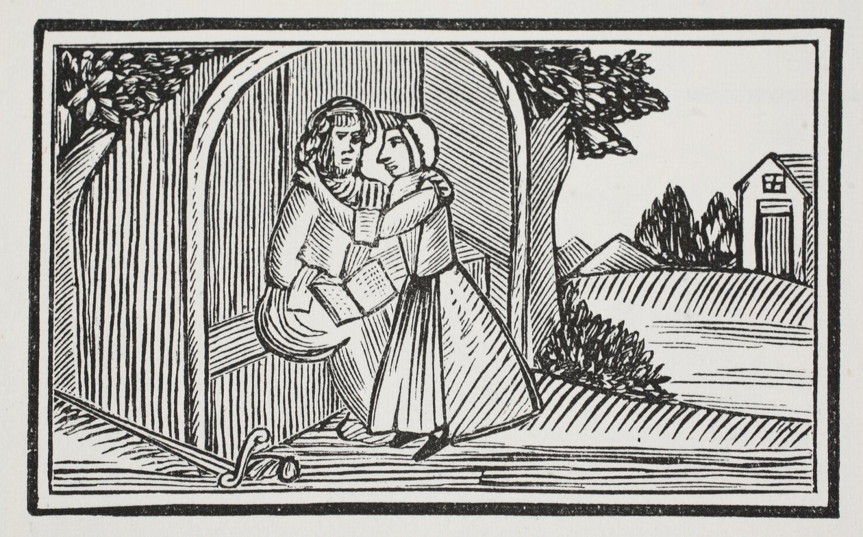Guy的死亡，来自18世纪Chap书籍的插图，John Ashton，酒吧。 1882年 作者 英语学校