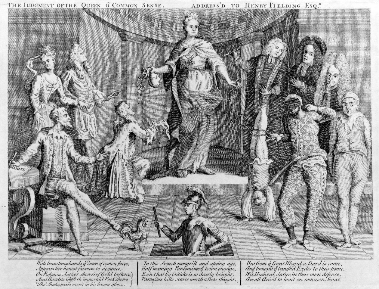 女王的常识的判断，向亨利菲尔丁Esq。，1736年提出 作者 英语学校