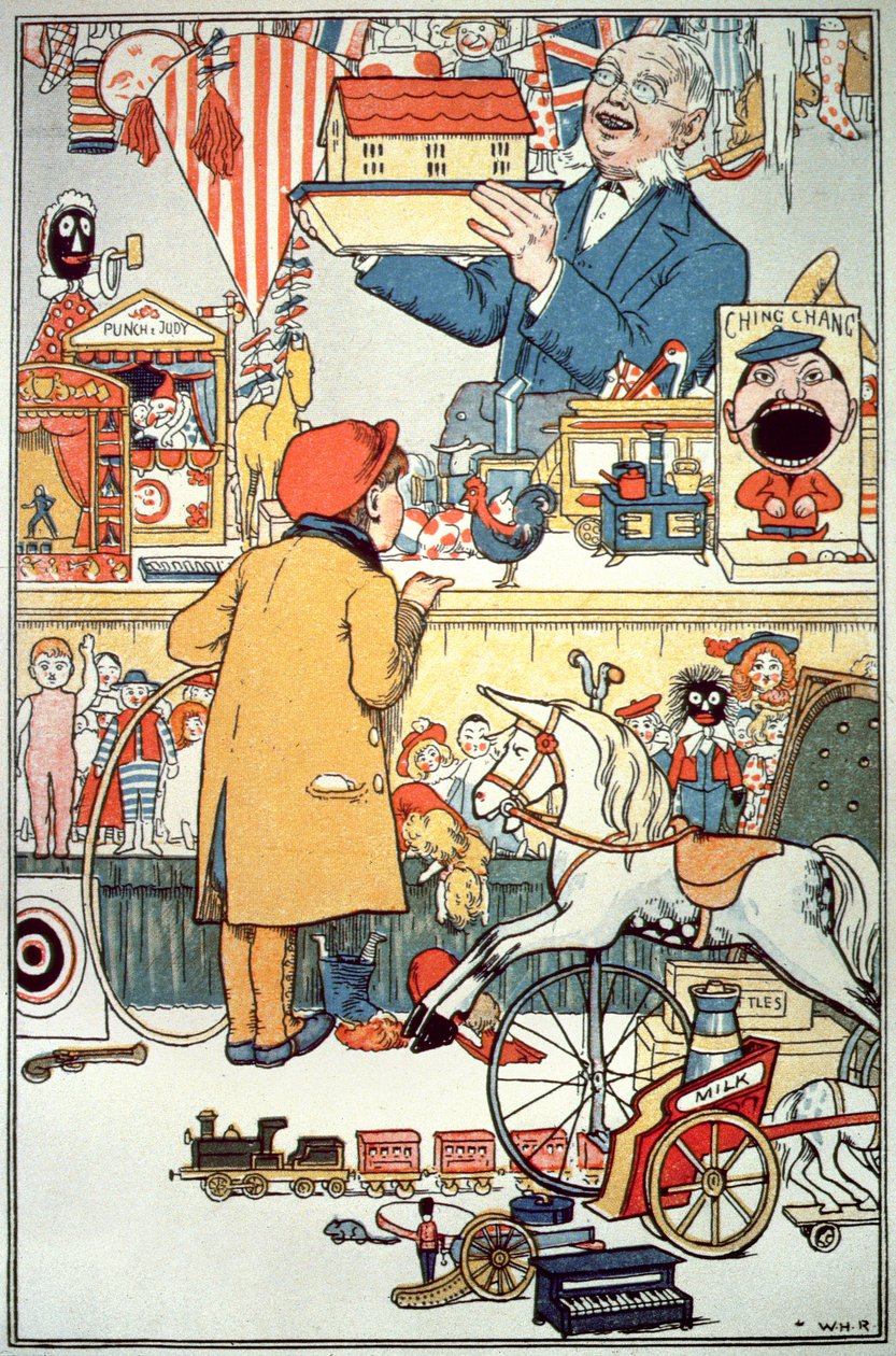 玩具店，c.1910 作者 英语学校