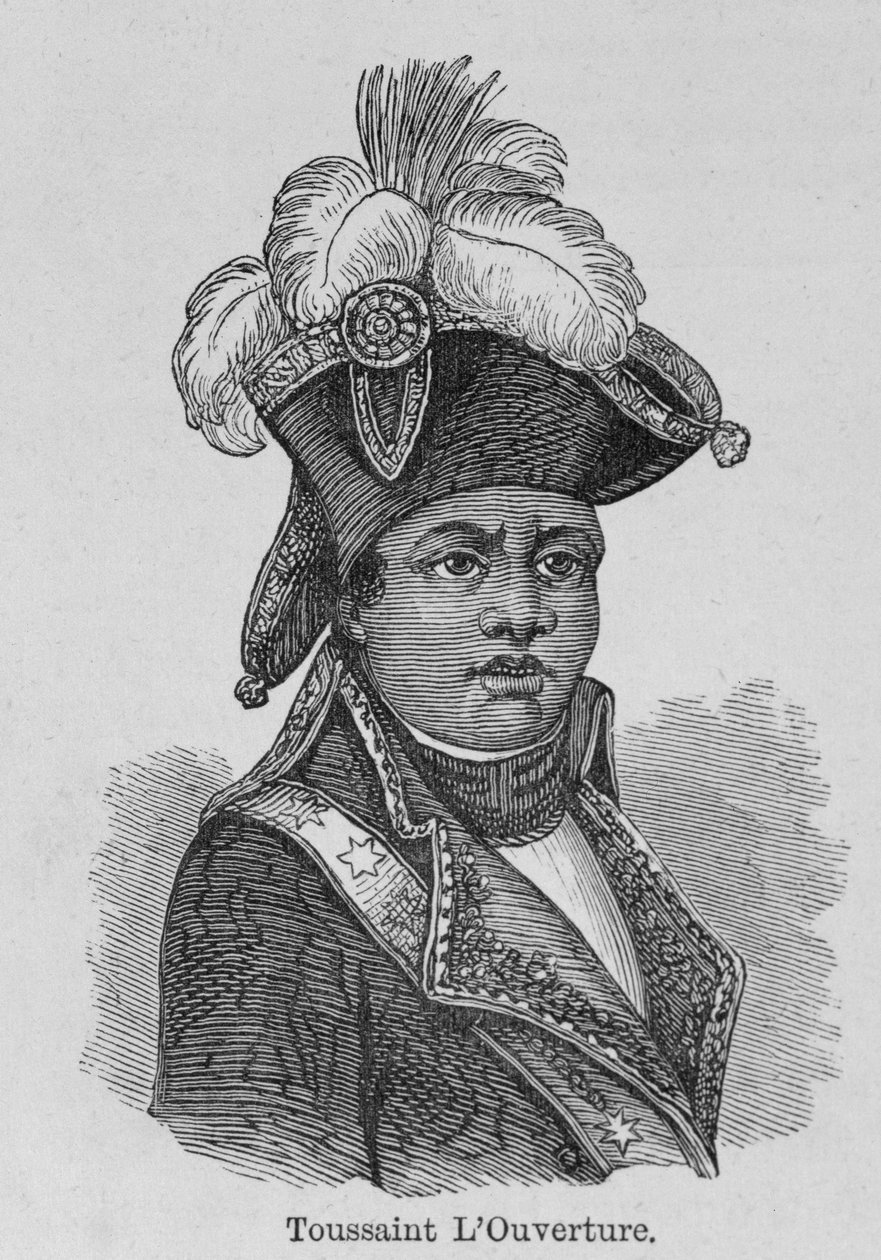 Toussaint L&39;Ouverture（c.1743-1803），来自Samuel Hazard，酒吧的&39;Santo Domingo Past and Present&39;。在1873年 作者 英语学校