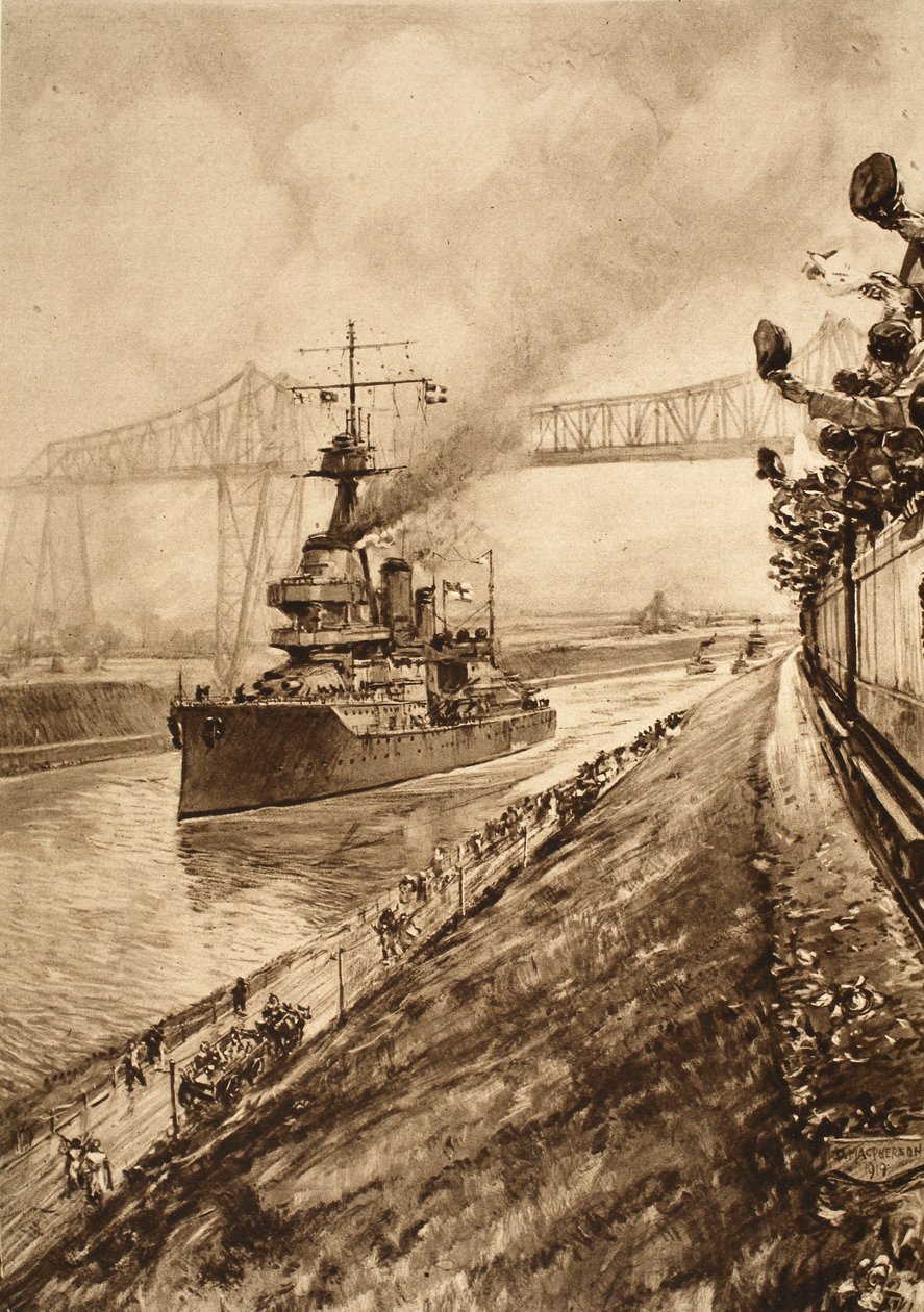 英国海军霸权的胜利证据：HMS赫拉克勒斯穿越基尔运河，1914-19 作者 英语学校