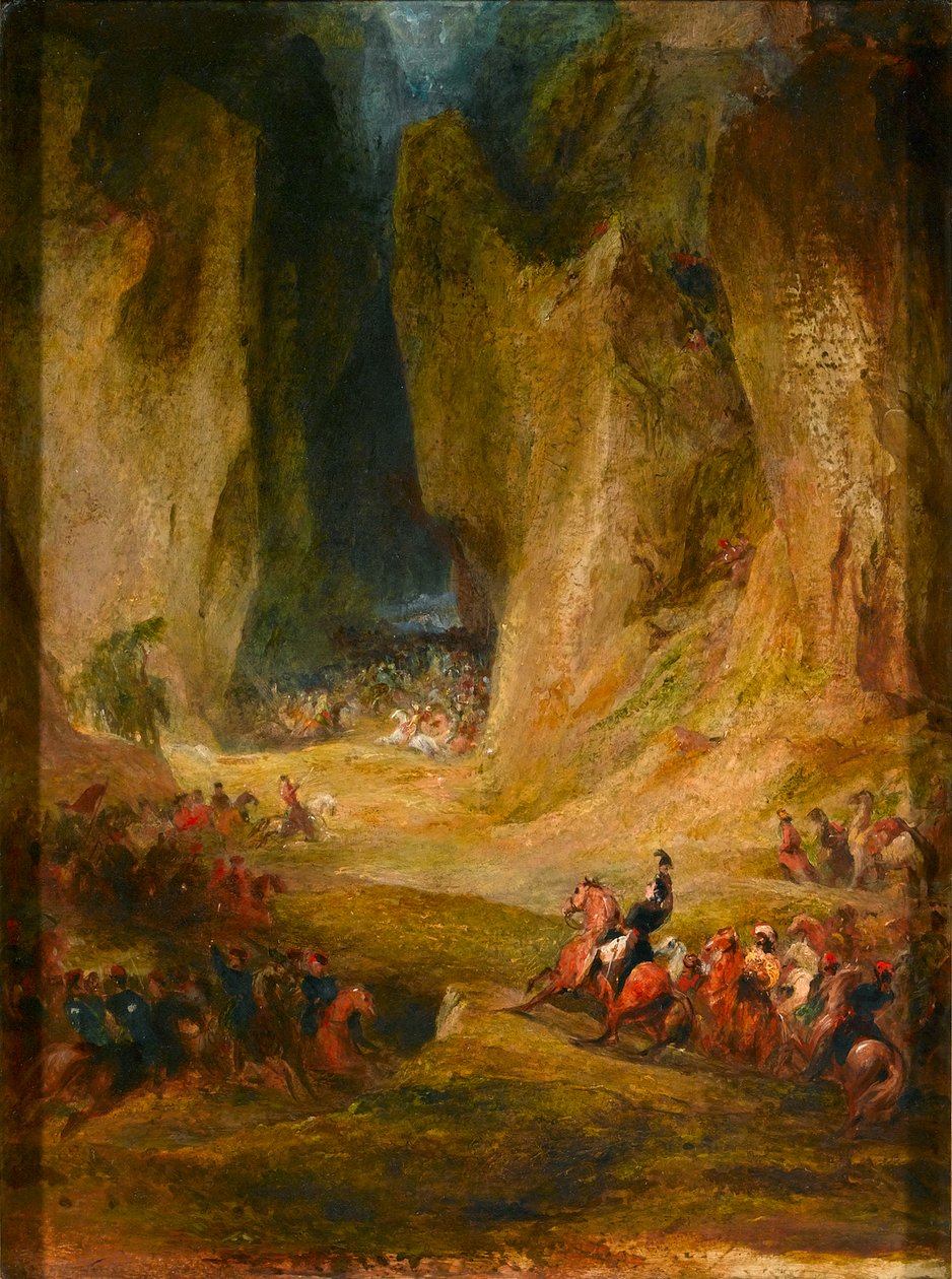 特鲁基，1845 年 2 月 28 日，查尔斯·纳皮尔爵士在俾路支斯坦的山丘战役期间发生的事件 作者 英语学校