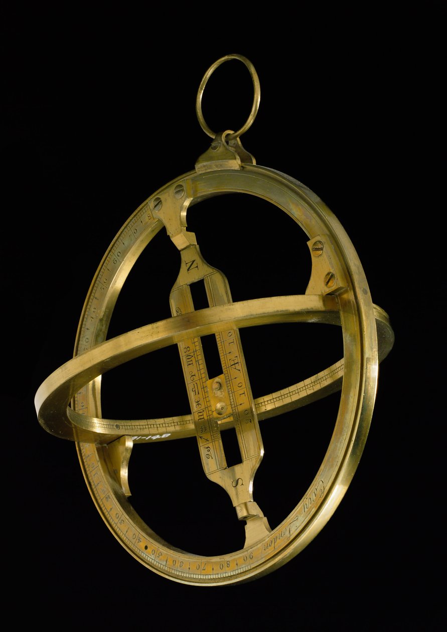 通用equinoctial环日，c.1800（黄铜） 作者 英语学校