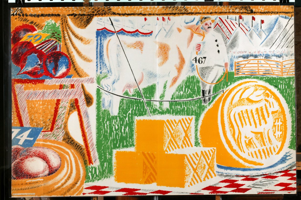 无题，选自 "她制作的英国节目 "系列 [6321241]（彩色石版画） 作者 英语学校