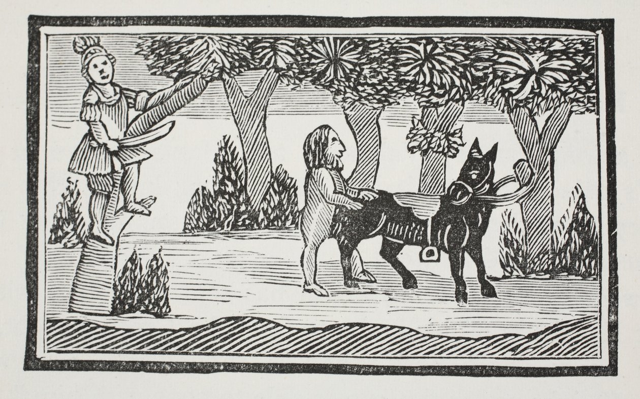 情人节和奥森，从十八世纪的Chap书籍插图由约翰阿什顿，酒吧。 1882年 作者 英语学校