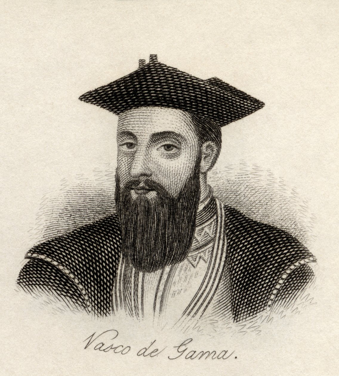 Vasco da Gama，来自&39;Crabb&39;s Historical Dictionary&39;，于1825年出版 作者 英语学校