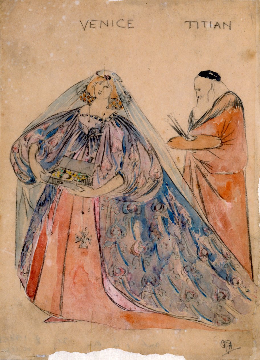 金星和泰坦，1890年代 作者 英语学校