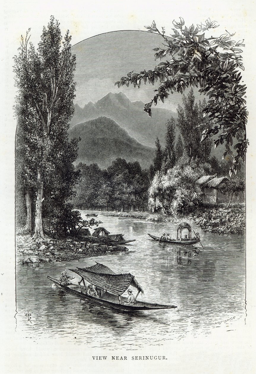 查看附近的Serinugur，来自1888年的“休闲时光” 作者 英语学校