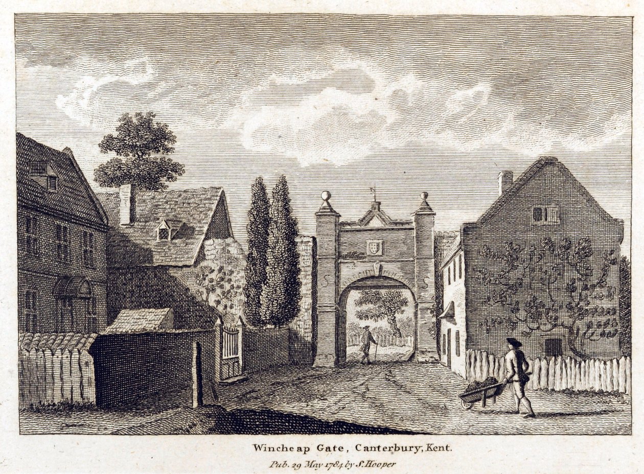 温切普之门景观，1784年 作者 英语学校