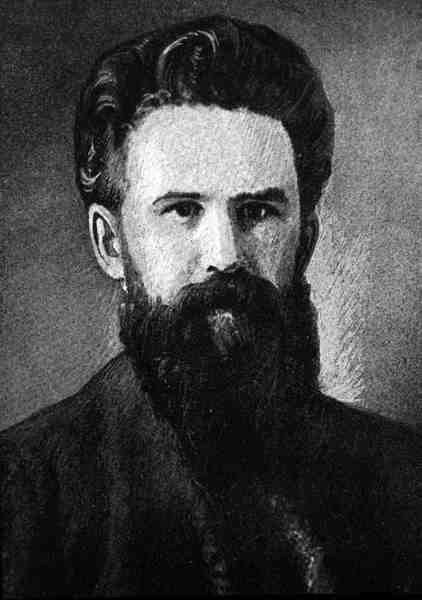 Vladimir Galaktionovich Korolenko (1853-1921)（雕刻）。 作者 英语学校