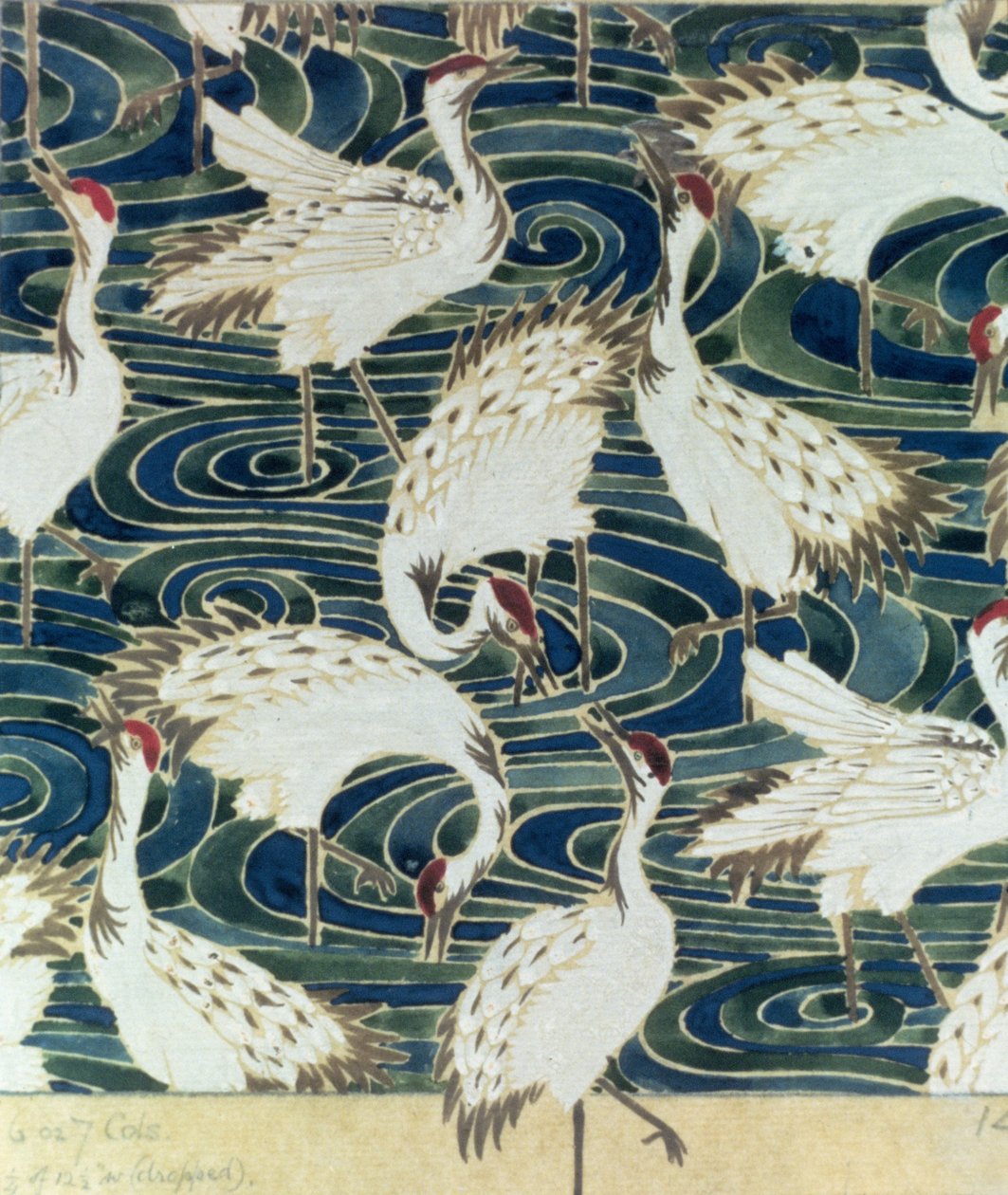 壁纸设计，由银色工作室，1890年 作者 英语学校
