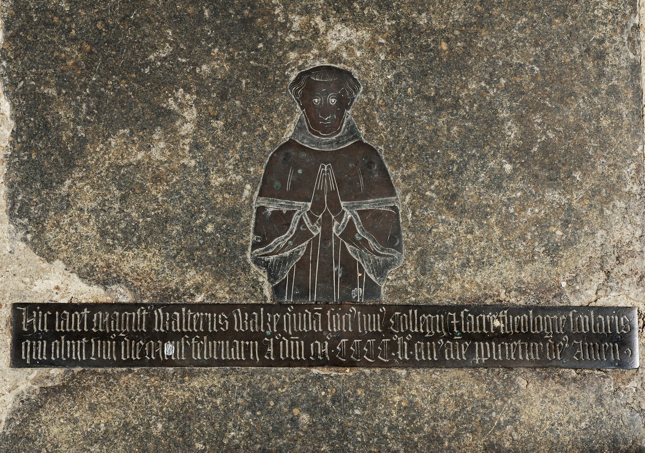 Walter Wake，c.1451-52（黄铜） 作者 英语学校