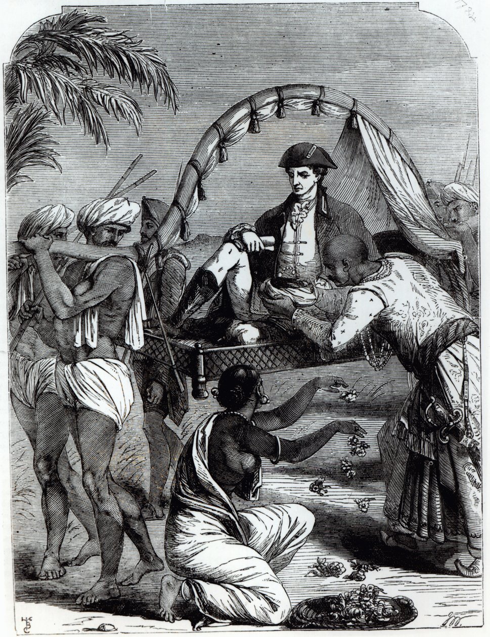 沃伦·黑斯廷斯（1732-1818）于1784年在印度 作者 英语学校