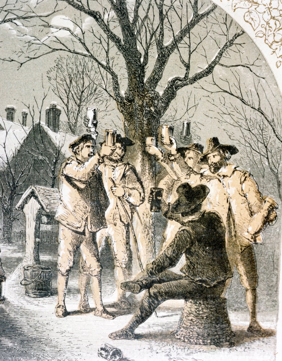 1840年，戴着苹果树 作者 英语学校