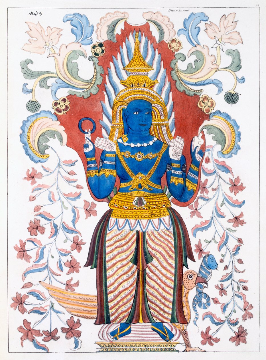 Wibebesana Dewa Raja，四山卫兵，来自佛教的历史和教义，Edward Upham，1829年 作者 英语学校
