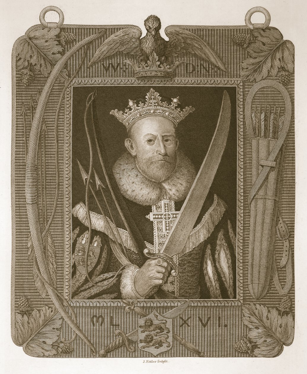威廉一世，由J. Fittler雕刻，David Humes的插图，英国历史，酒吧。作者：R. Bowyer，伦敦，1812年 作者 英语学校