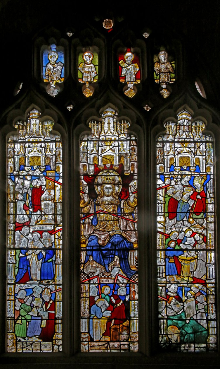 Window Ew描绘了Seven Sacraments窗口 作者 英语学校