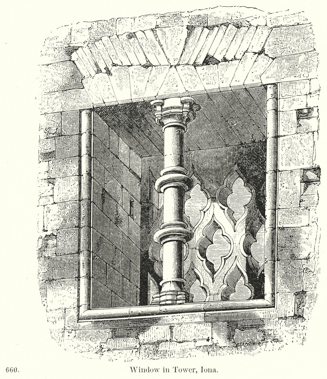 艾奥纳塔楼上的窗户（雕刻） 作者 英语学校