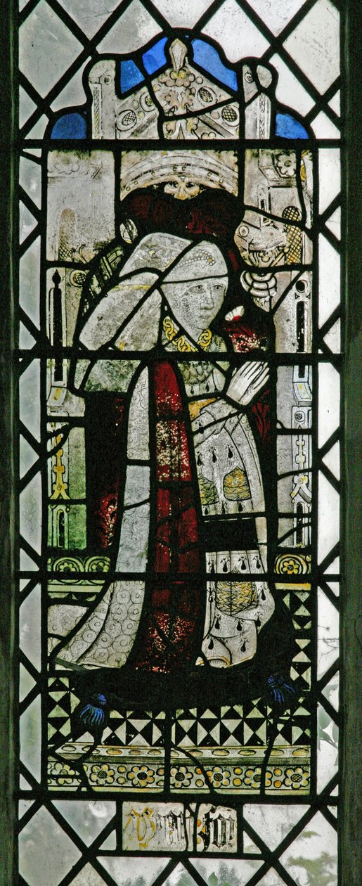窗口w5描绘了Elizabeth Fray Waldegrave 作者 英语学校