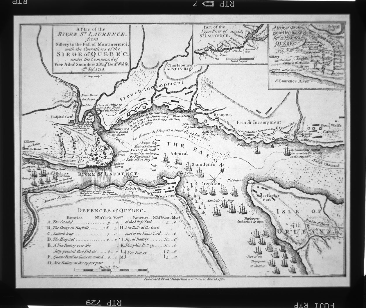 沃尔夫于1759年制定的围攻魁北克的计划 作者 英语学校