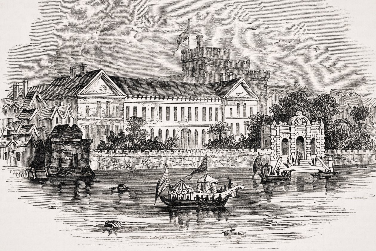 约克故居，伦敦，来自Brougham勋爵和其他人的“Old England&39;s Worthies”，出版于伦敦，1880年代 作者 英语学校
