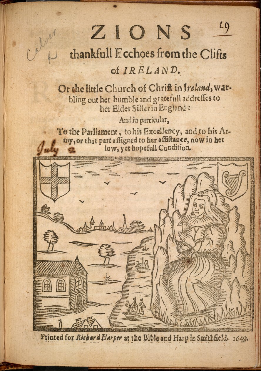 来自爱尔兰悬崖的锡安感恩回声 作者 英语学校