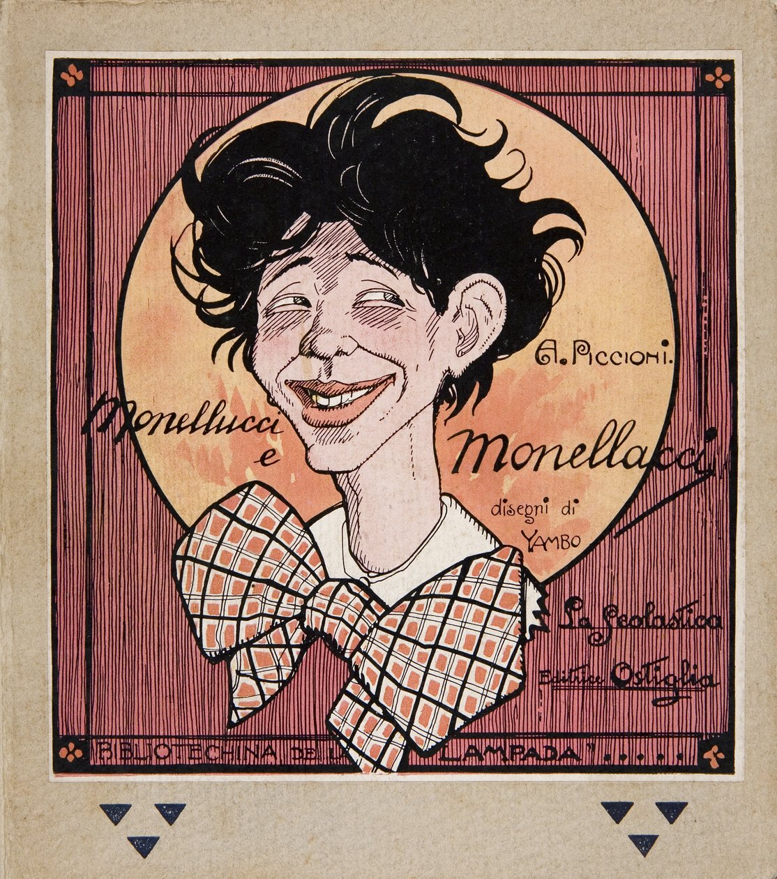 A. Piccioni 的 Monellucci e Monellacci 封面 作者 恩里科·德·扬博·孔蒂·诺维利