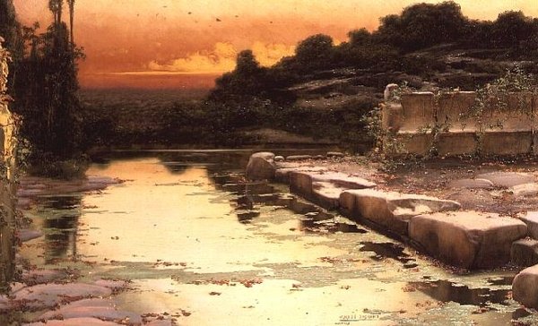 夕阳下被淹没的废墟 作者 恩里克·塞拉（Enrique Serra）