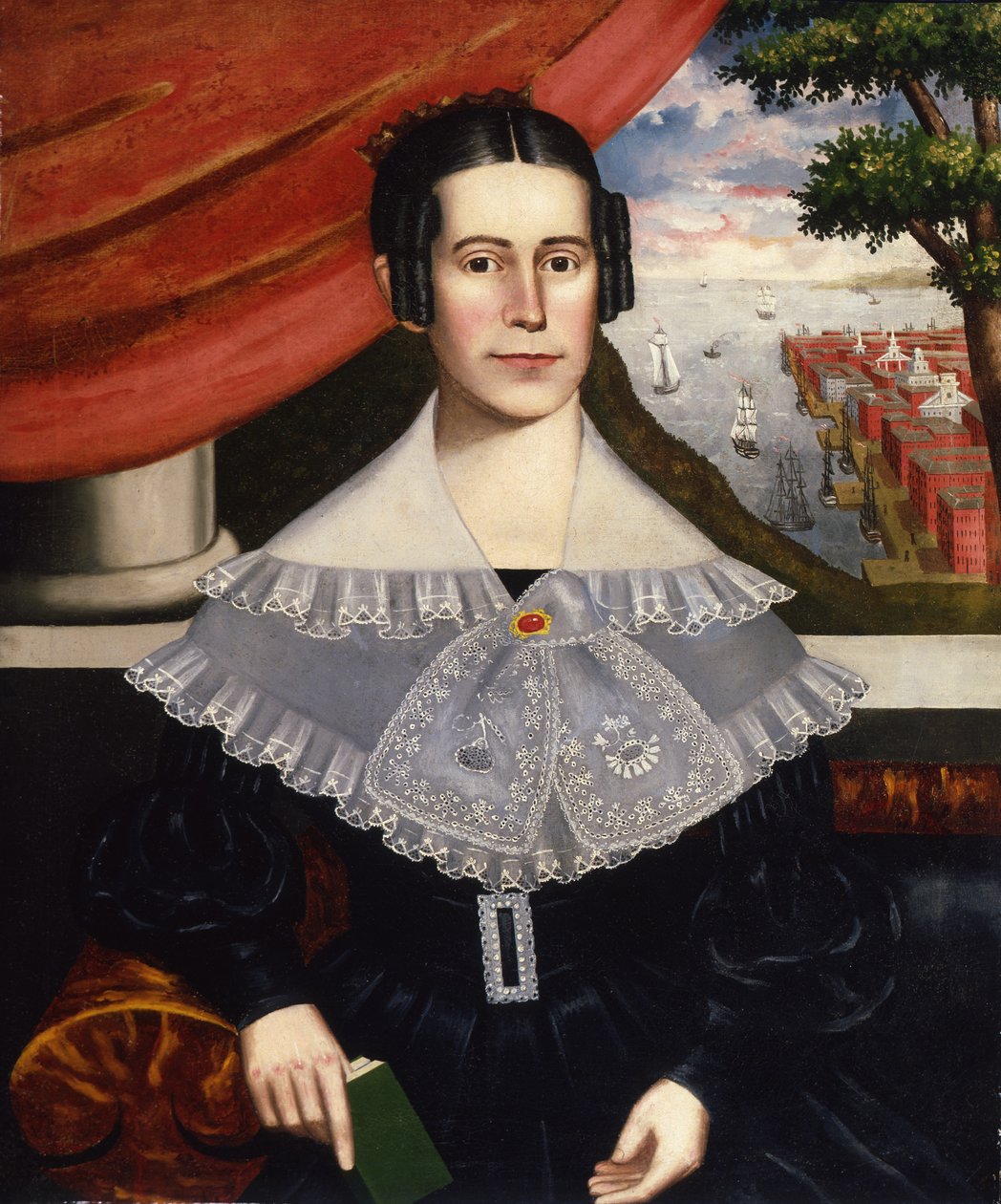Louisa Galland Cook Moore，1838年 作者 Erastus索尔兹伯里球场