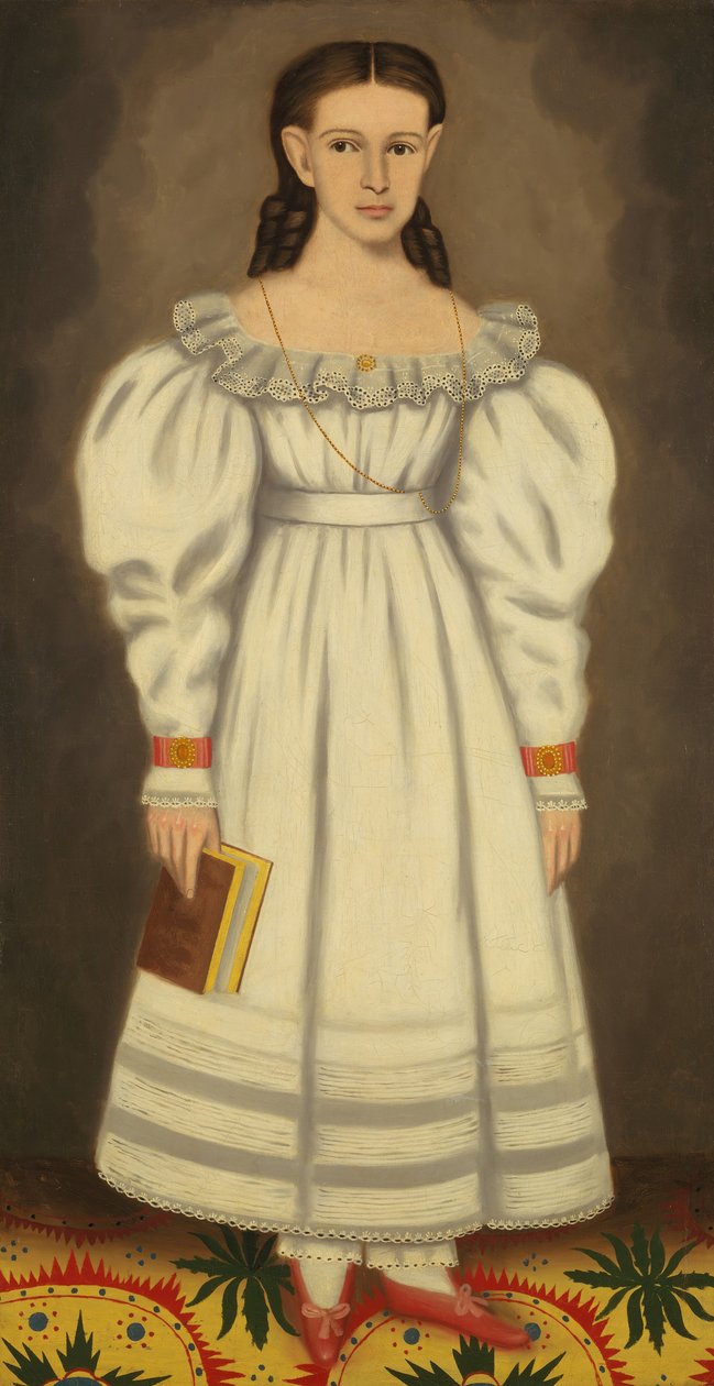邦斯-菲尔普斯家族的姑娘，ca。 1848年。 作者 Erastus索尔兹伯里球场