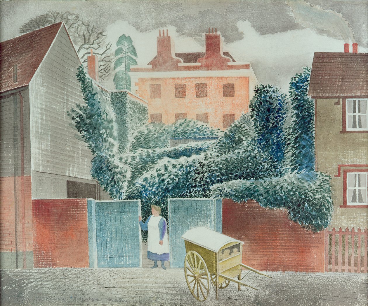 贝克的购物车 作者 埃里克·拉维鲁（Eric Ravilious）