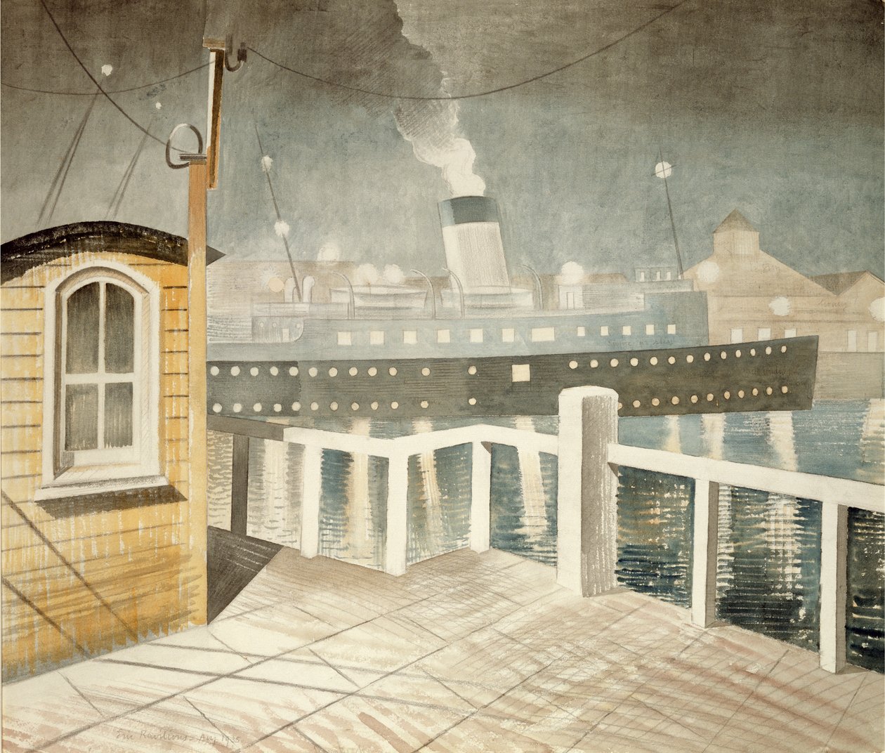 通道蒸笼 作者 埃里克·拉维鲁（Eric Ravilious）