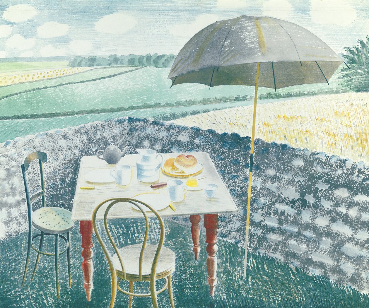 弗隆的茶 作者 埃里克·拉维鲁（Eric Ravilious）