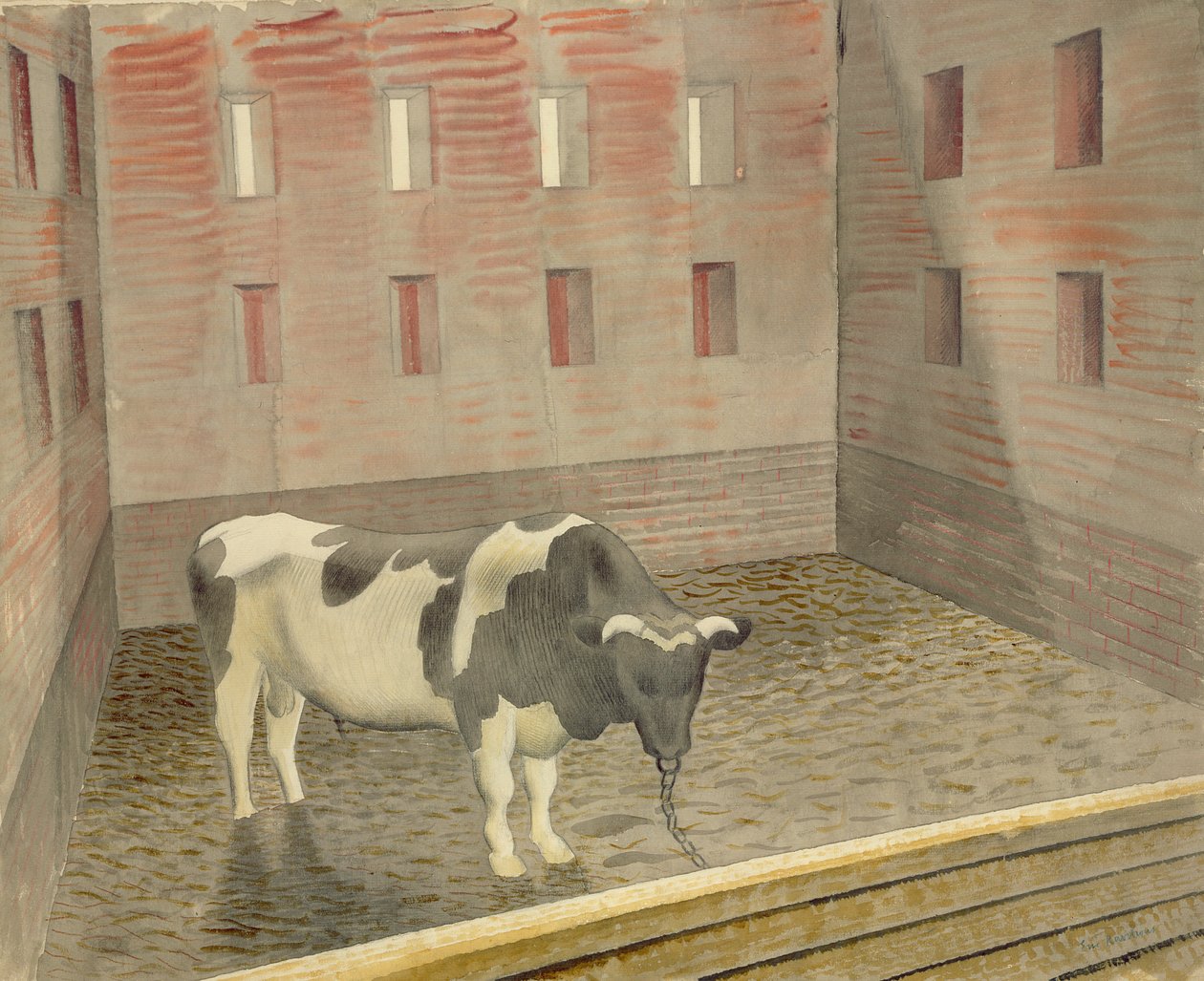 公牛 作者 埃里克·拉维鲁（Eric Ravilious）