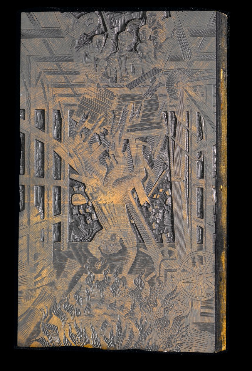 1933年富有的马耳他犹太人的着名悲剧（木头） 作者 埃里克·拉维鲁（Eric Ravilious）
