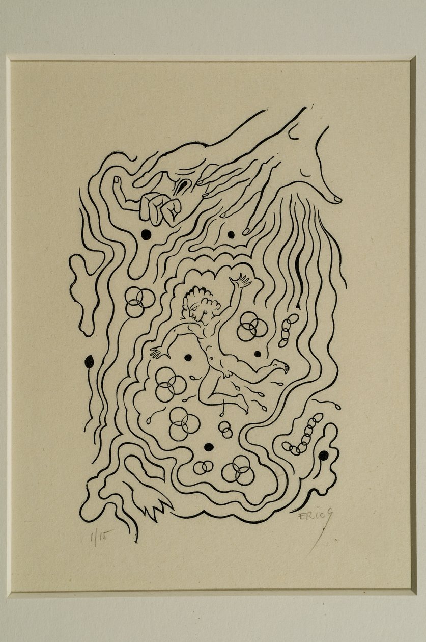 我的世界真小（木刻） 作者 埃里克·吉尔