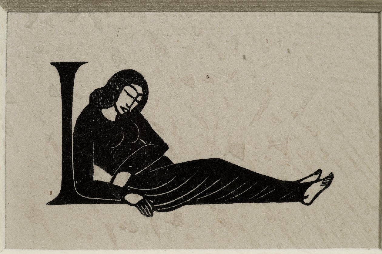 首字母 L 与 Woman 作者 埃里克·吉尔