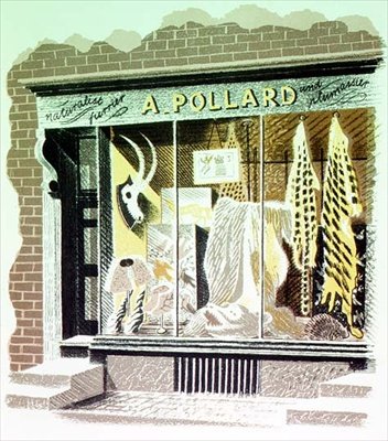 The Furrier，由Curwen出版社出版，由High Street出版，由JM Richards出版，由Country Life出版，1938年（24集） 作者 埃里克·拉维鲁（Eric Ravilious）