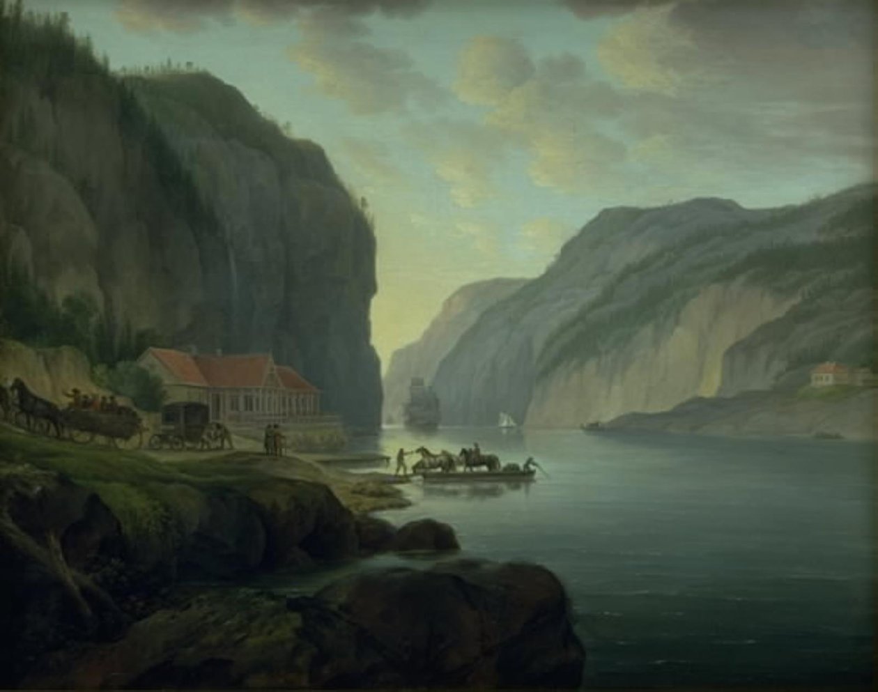 挪威Frederikshald附近的Svinesund 作者 埃里克·鲍尔森