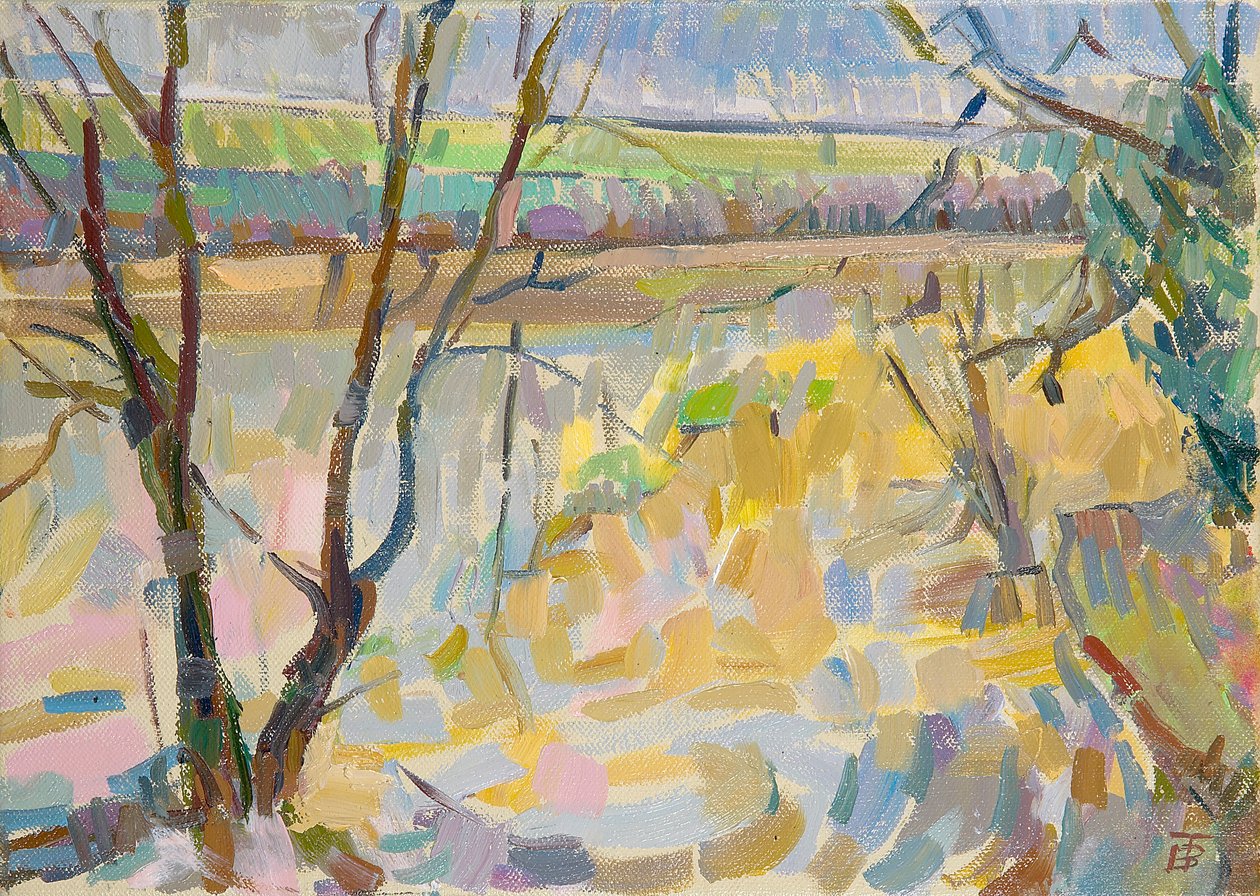 来自Rousham II的Flooded Cherwell 作者 艾琳·汤森（Erin Townsend）